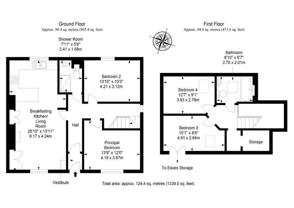 4 bedroom flat for sale - floorplan