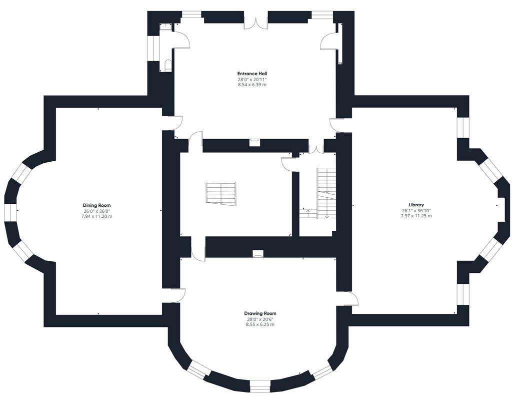 10 bedroom country house for sale - floorplan