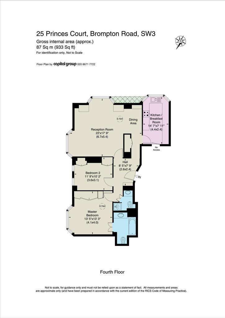 2 bedroom flat to rent - floorplan