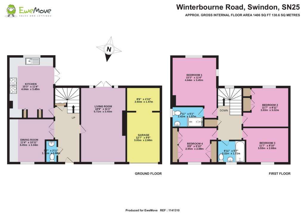 4 bedroom detached house for sale - floorplan