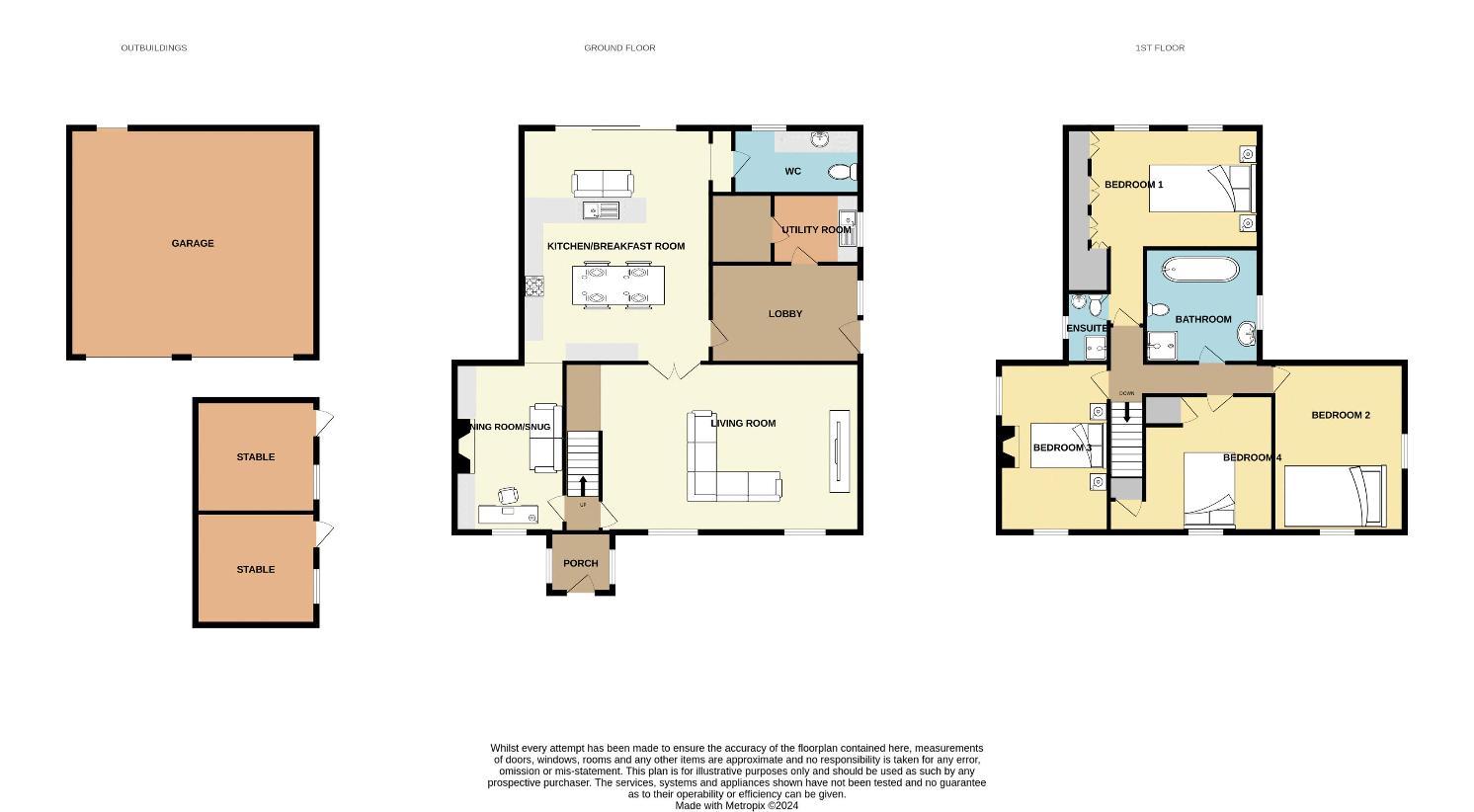 4 bedroom detached house for sale - floorplan