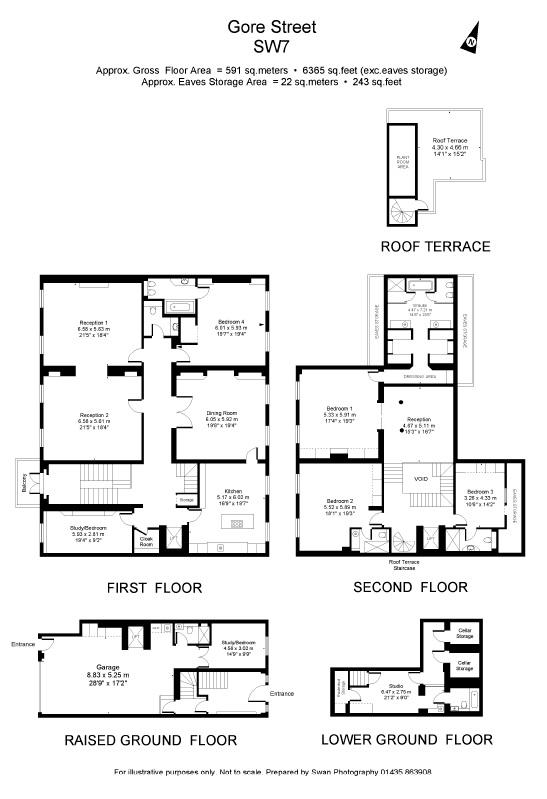 6 bedroom terraced house for sale - floorplan