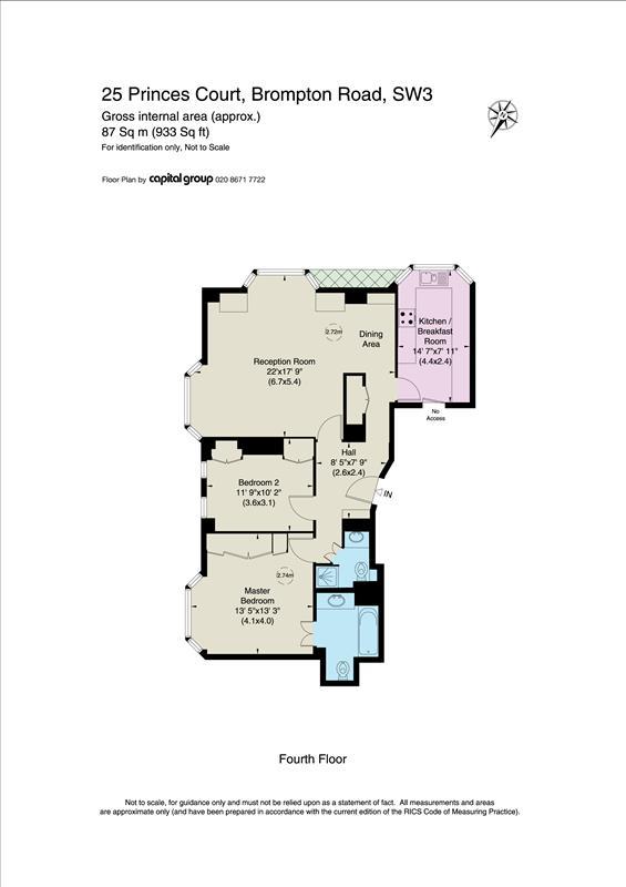 2 bedroom flat for sale - floorplan