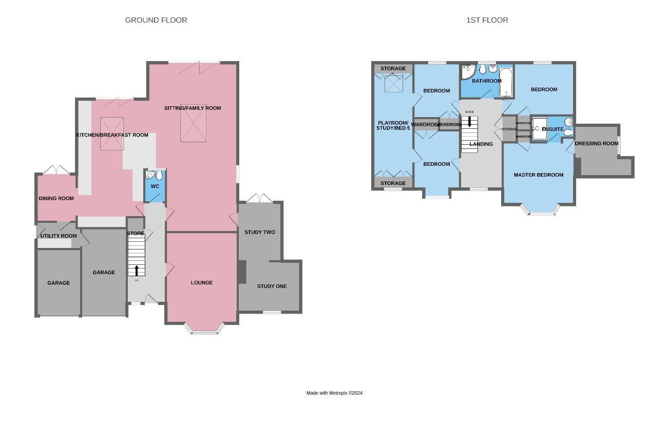 4 bedroom property for sale - floorplan