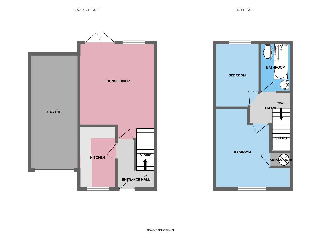 2 bedroom property for sale - floorplan