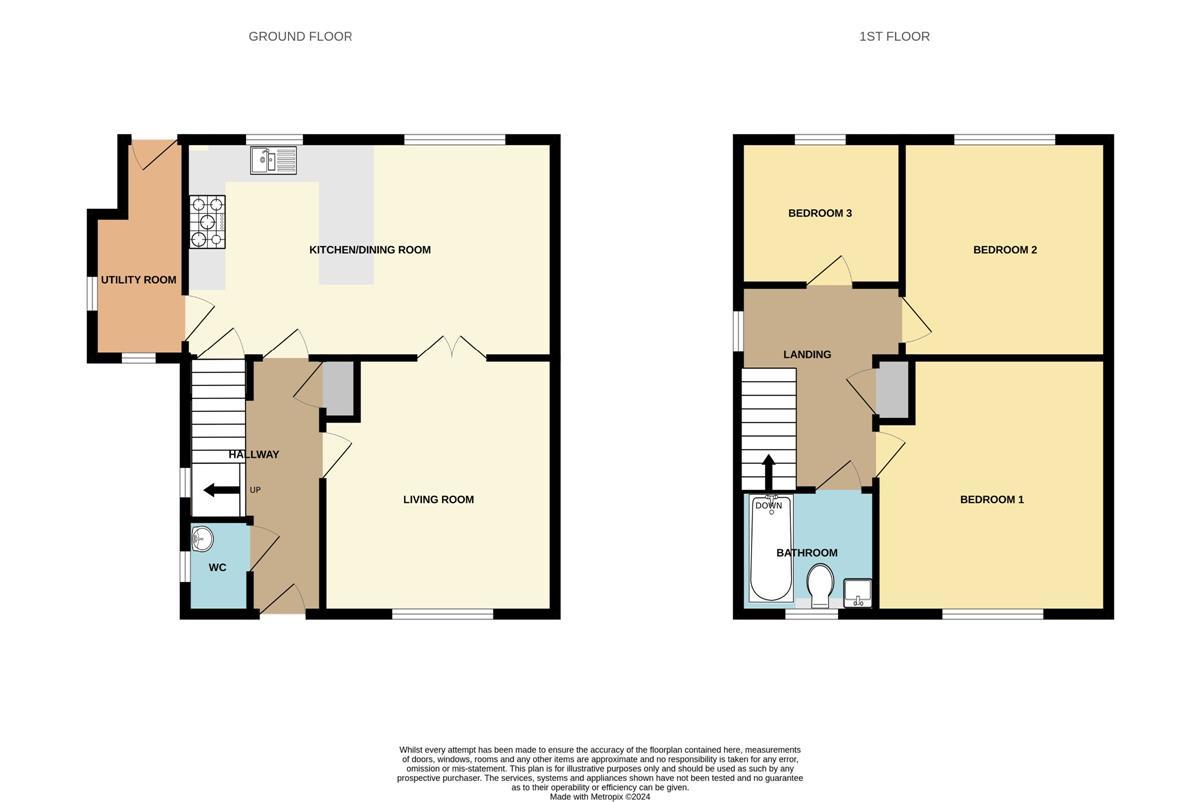 3 bedroom detached house for sale - floorplan