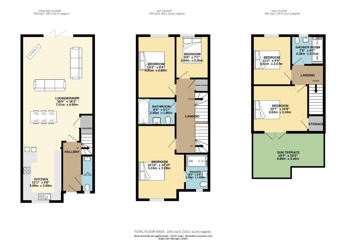 5 bedroom detached house for sale - floorplan