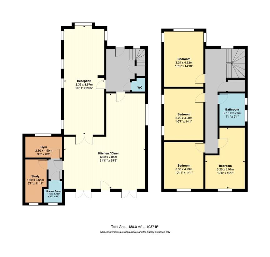 4 bedroom property for sale - floorplan