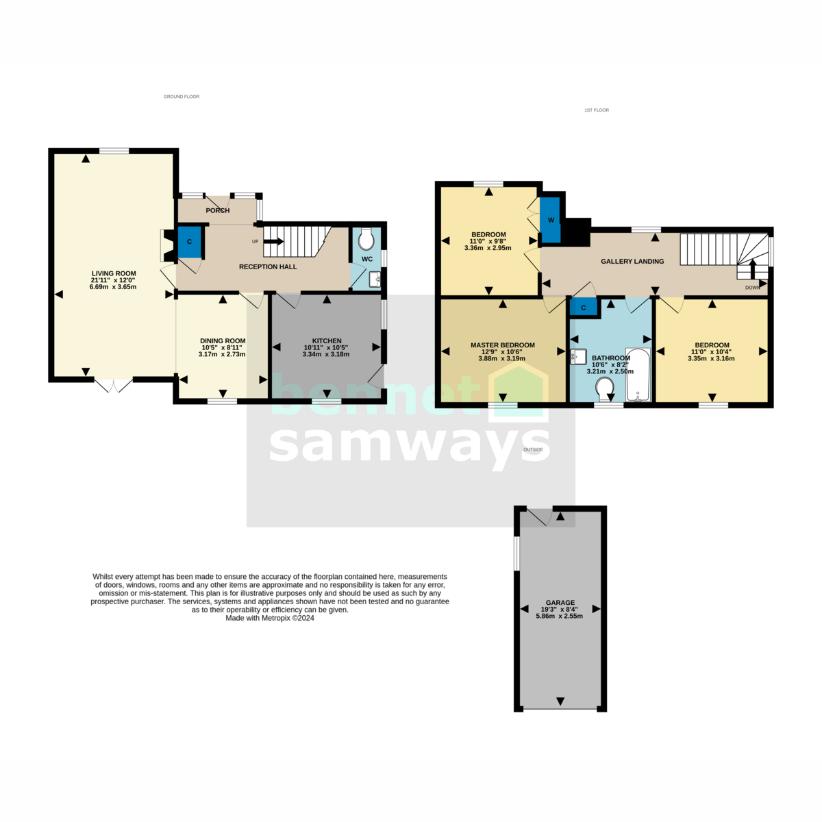 3 bedroom detached house for sale - floorplan