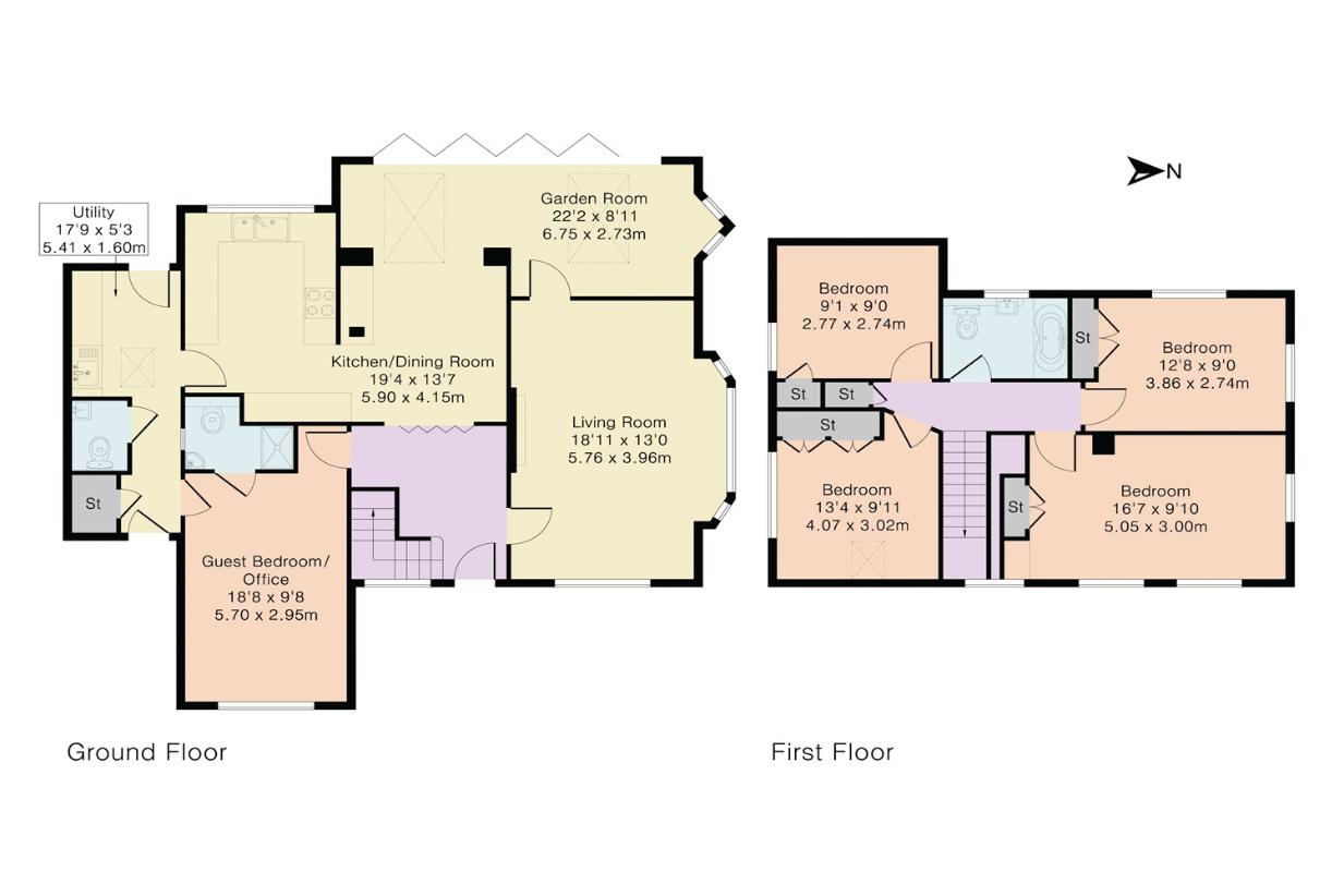 4 bedroom detached house for sale - floorplan