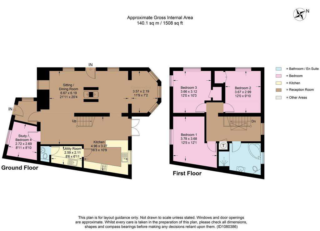 4 bedroom detached house for sale - floorplan