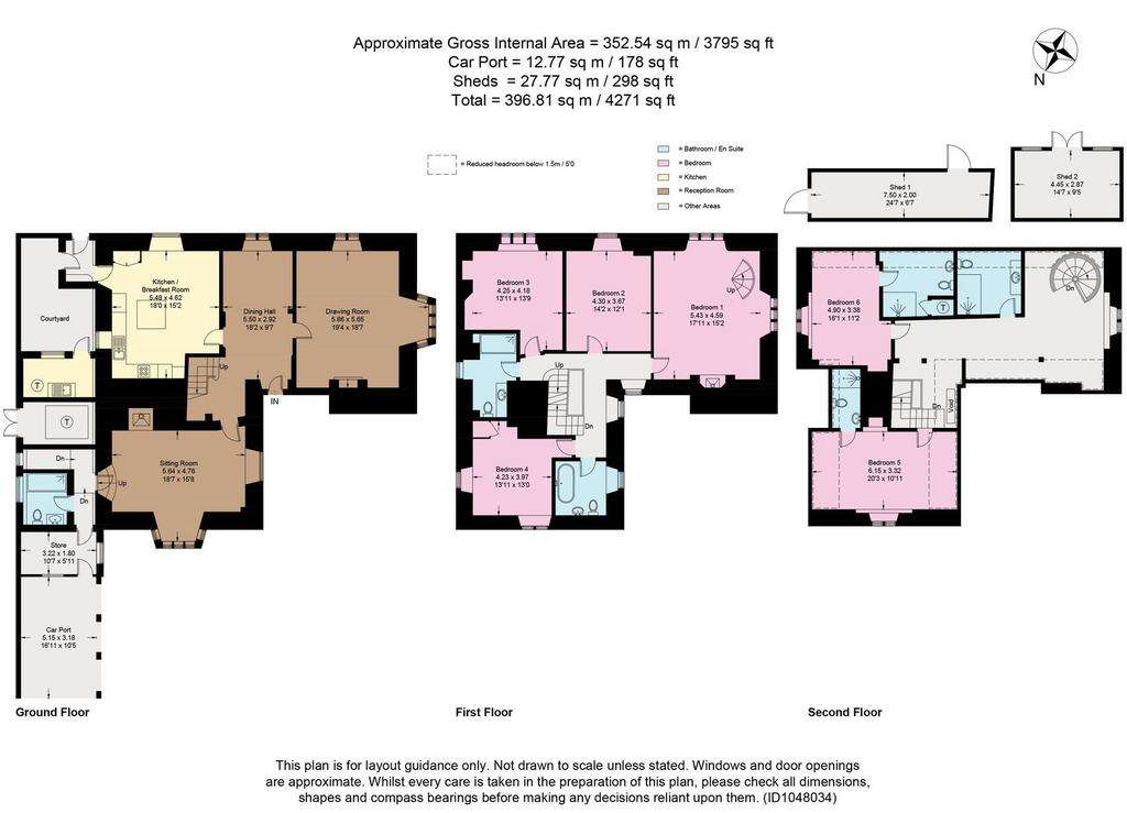 6 bedroom detached house for sale - floorplan