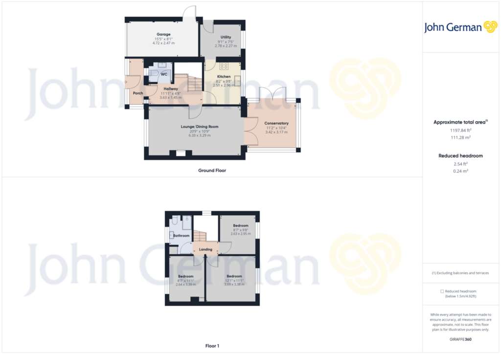 3 bedroom detached house for sale - floorplan