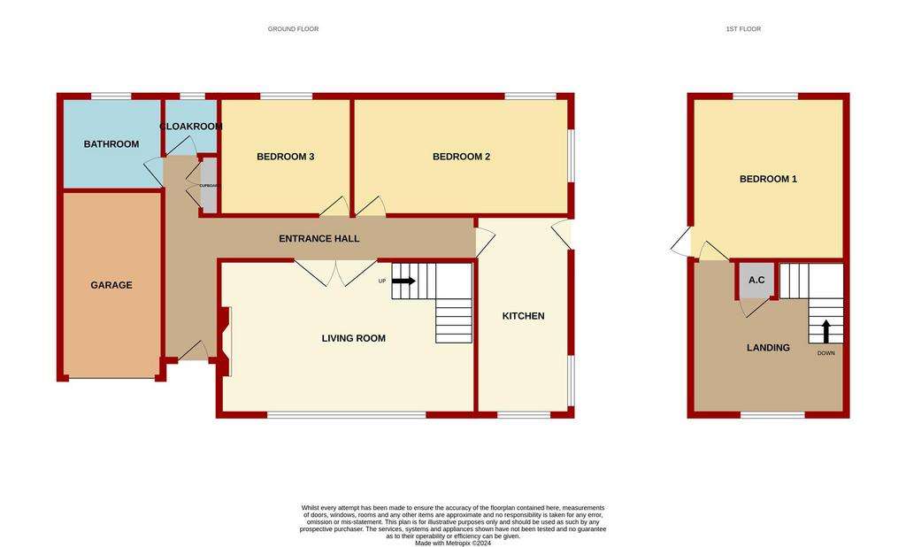 3 bedroom detached bungalow for sale - floorplan