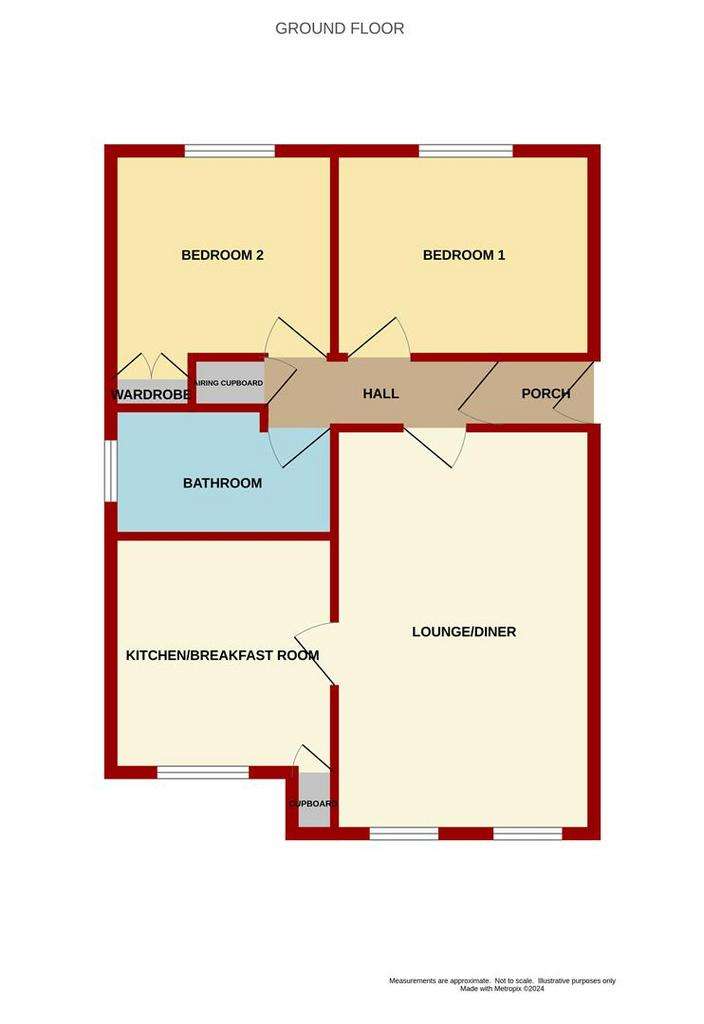 2 bedroom flat for sale - floorplan