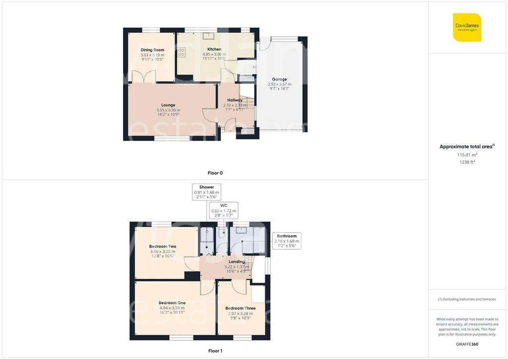 3 bedroom detached house for sale - floorplan