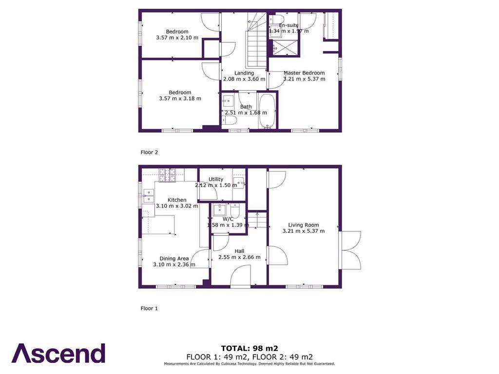 3 bedroom detached house to rent - floorplan