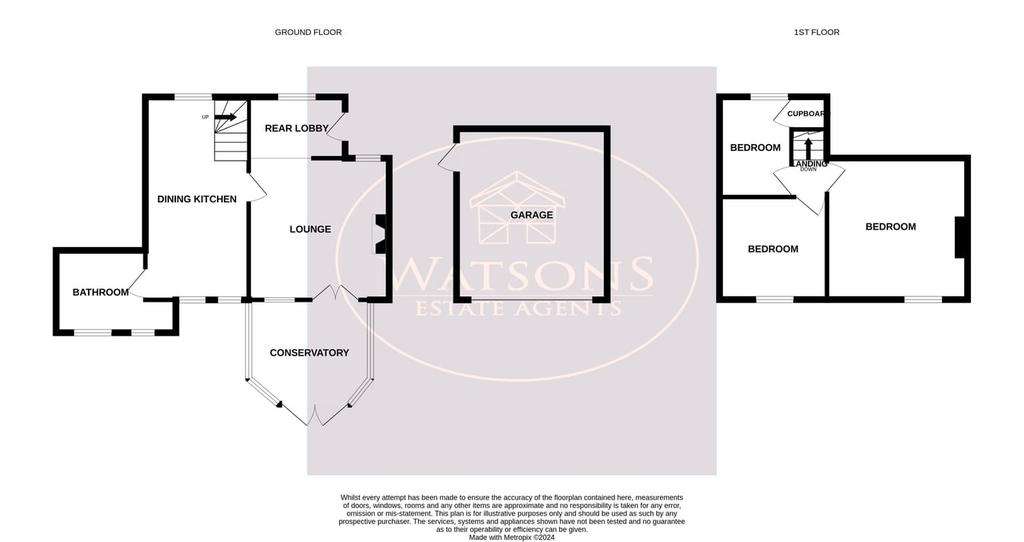 3 bedroom semi-detached house for sale - floorplan