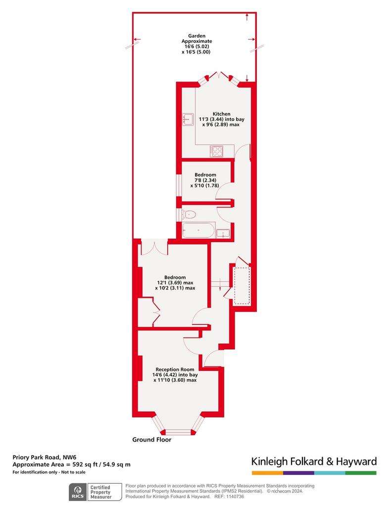 2 bedroom flat for sale - floorplan