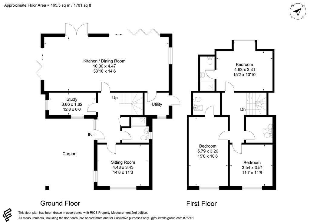 4 bedroom detached house for sale - floorplan