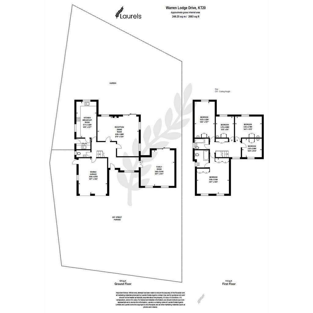 5 bedroom detached house for sale - floorplan