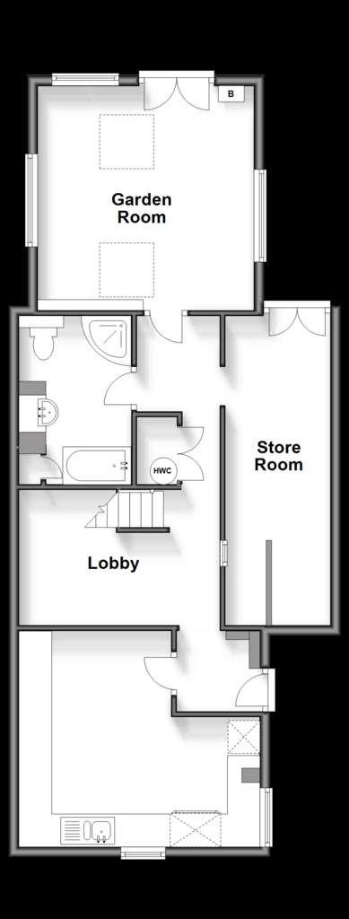 4 bedroom semi-detached house for sale - floorplan