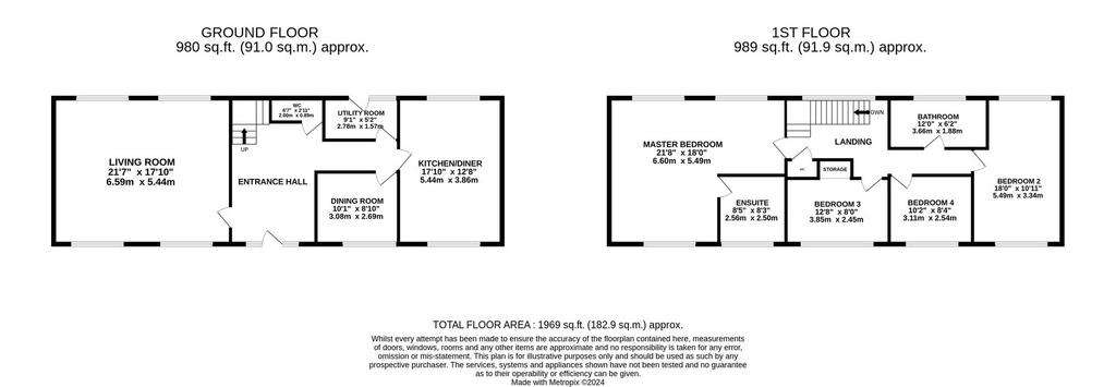 4 bedroom semi-detached house for sale - floorplan