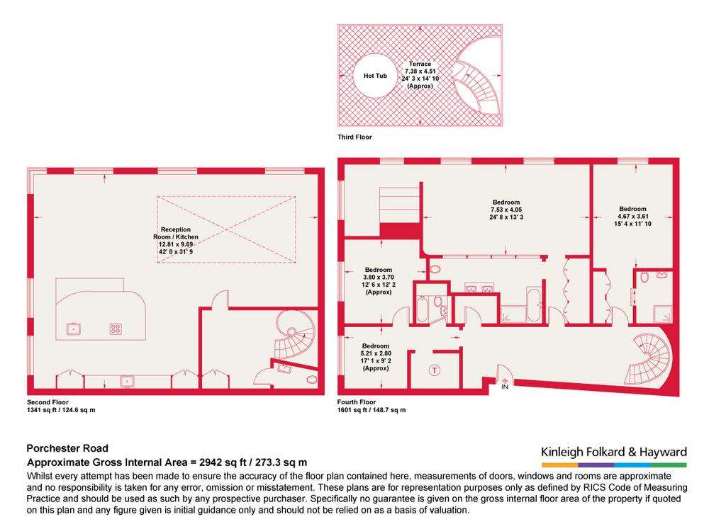 3 bedroom flat to rent - floorplan