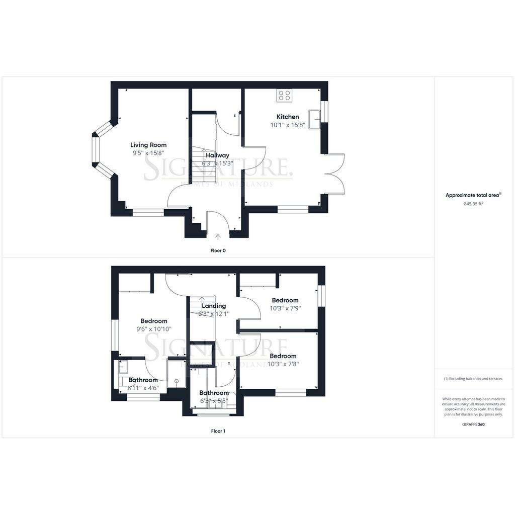 3 bedroom detached house for sale - floorplan