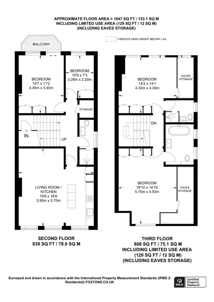 4 bedroom flat to rent - floorplan