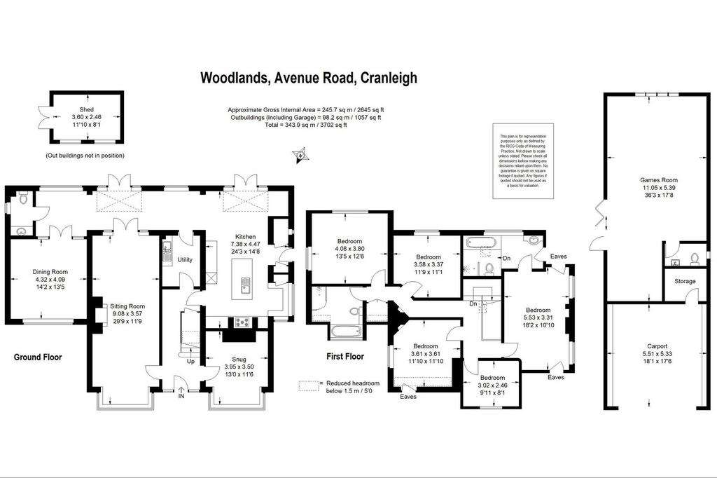 5 bedroom detached house for sale - floorplan