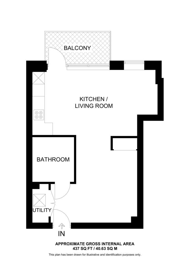 3 bedroom flat to rent - floorplan