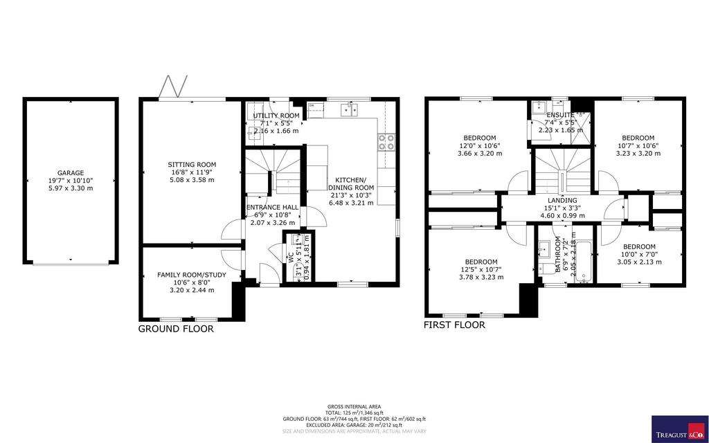 4 bedroom house for sale - floorplan