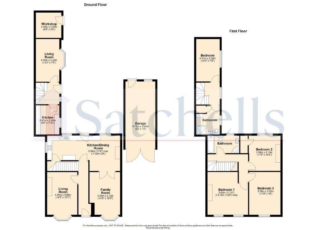 4 bedroom detached house for sale - floorplan