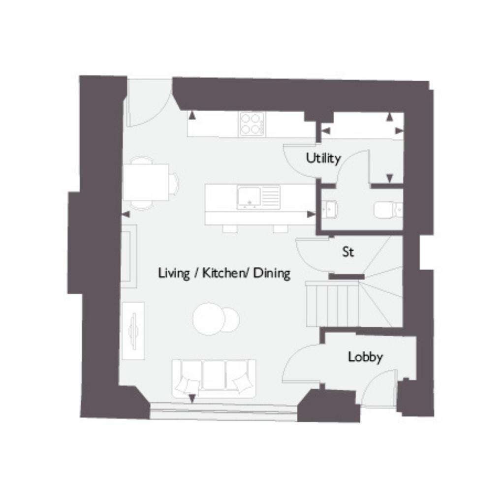 2 bedroom flat for sale - floorplan