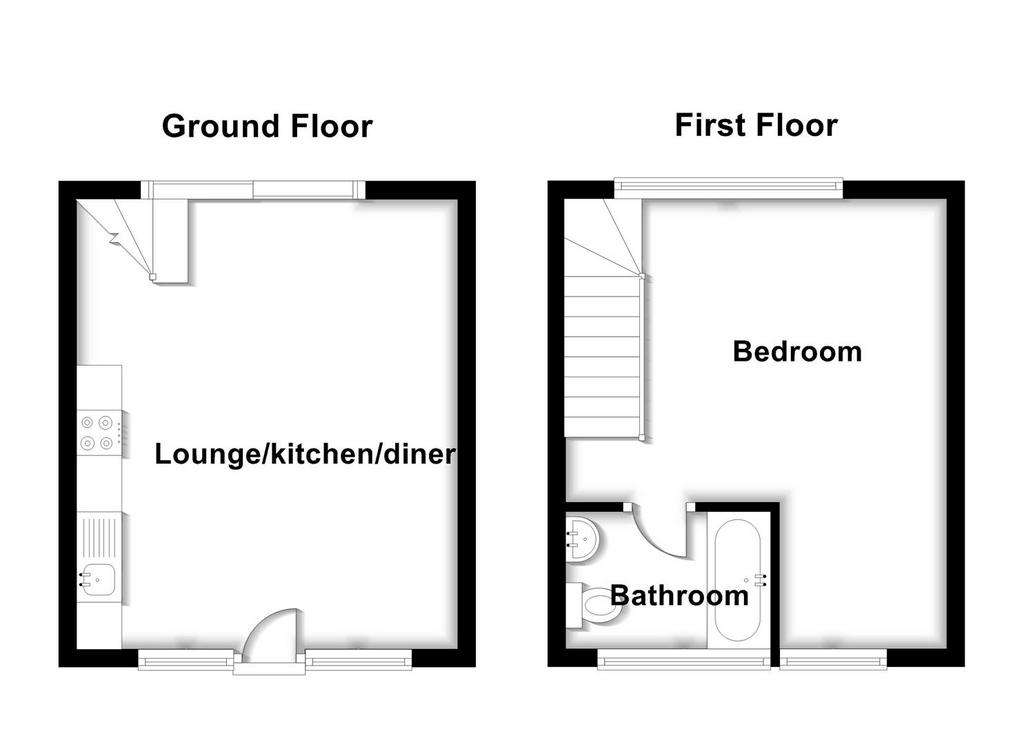 1 bedroom barn conversion for sale - floorplan