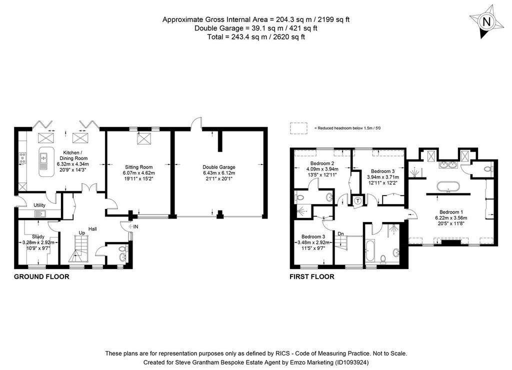 4 bedroom detached house for sale - floorplan