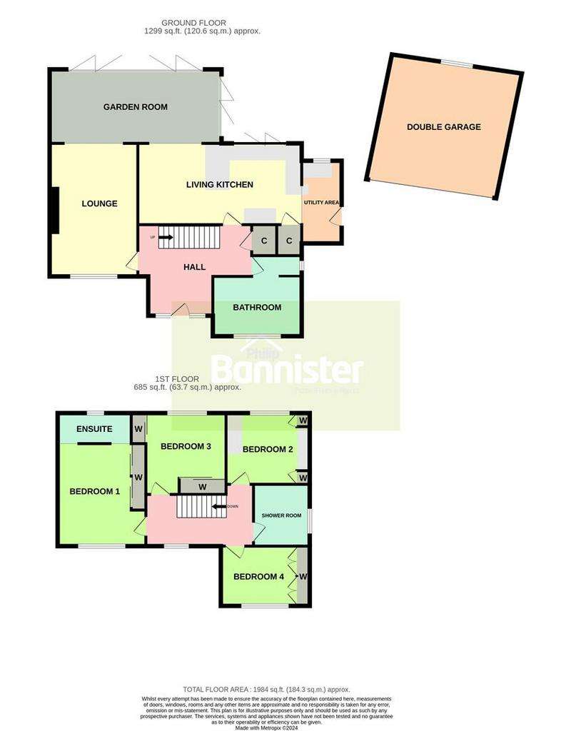 4 bedroom detached house for sale - floorplan