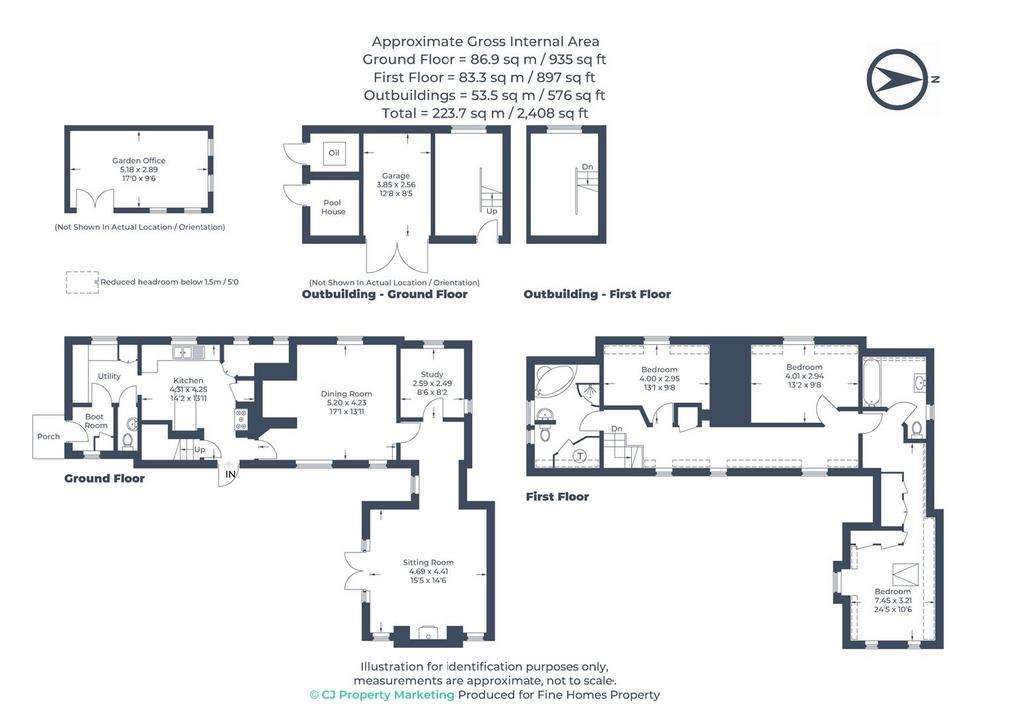 3 bedroom detached house for sale - floorplan