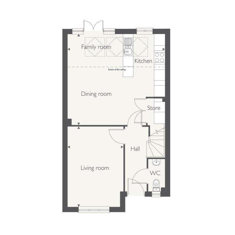 3 bedroom detached house for sale - floorplan