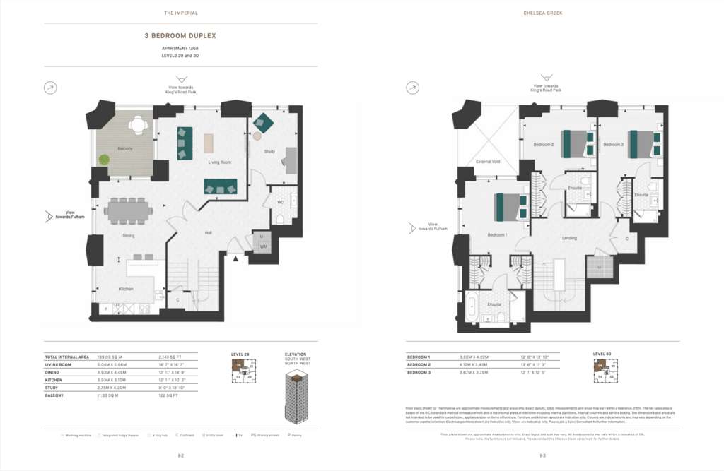 4 bedroom penthouse apartment to rent - floorplan