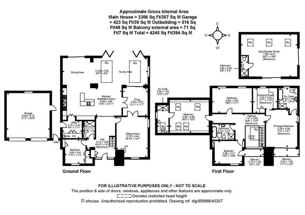 5 bedroom detached house for sale - floorplan