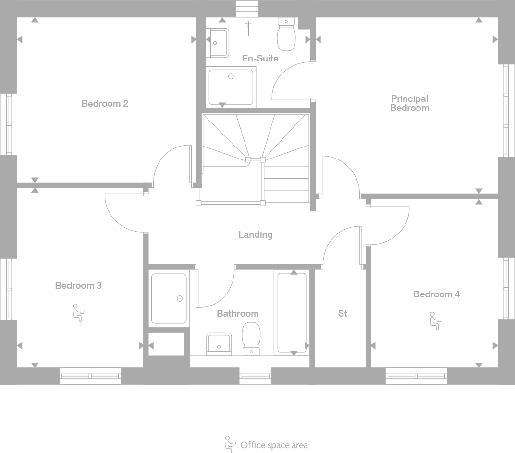 4 bedroom detached house for sale - floorplan