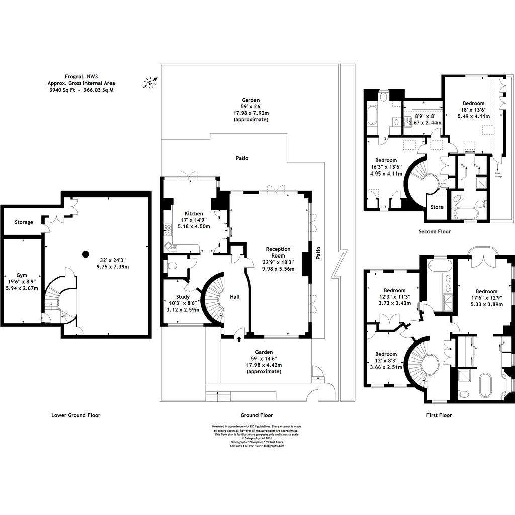 5 bedroom semi-detached house to rent - floorplan