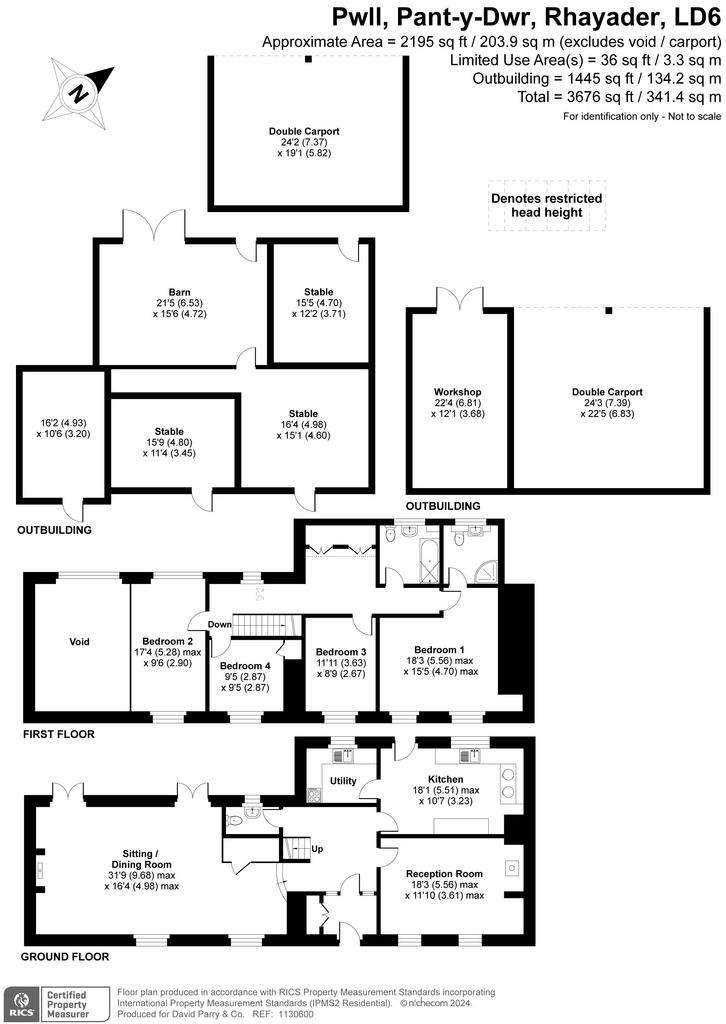 smallholding for sale - floorplan