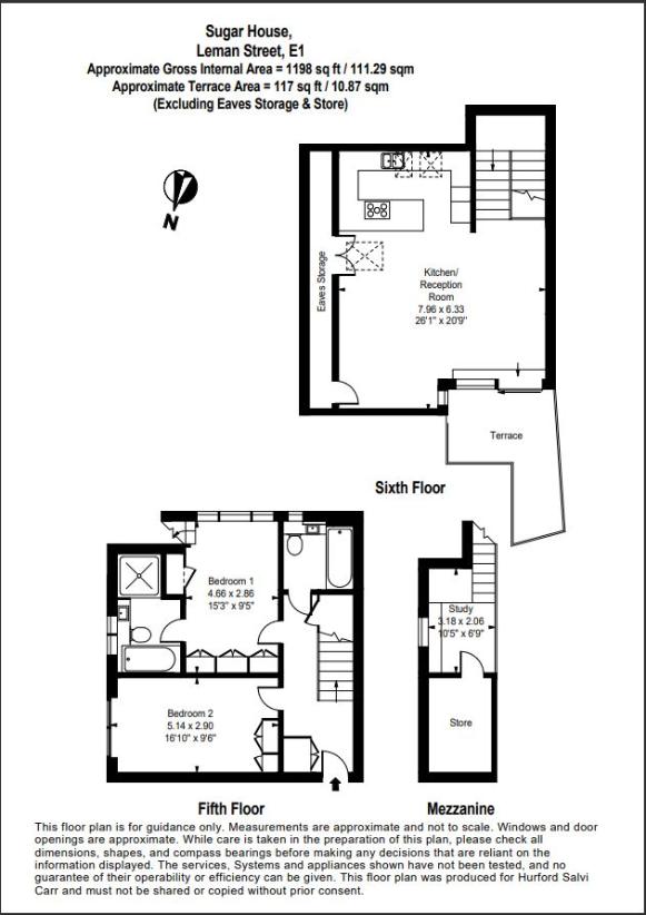 2 bedroom flat for sale - floorplan