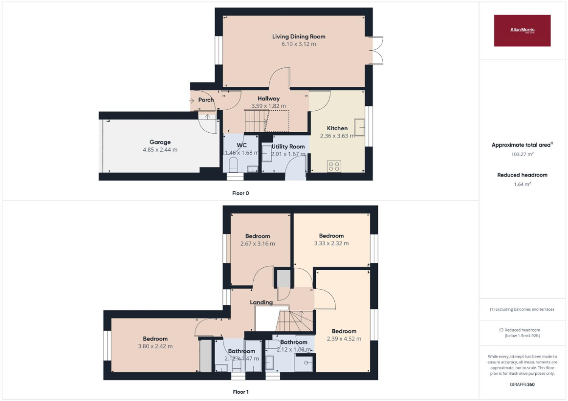 4 bedroom detached house for sale - floorplan