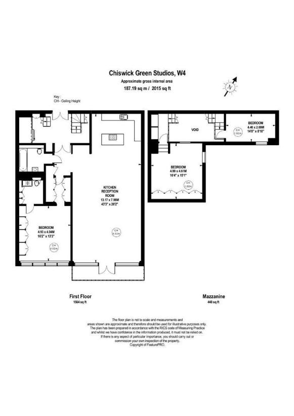 3 bedroom flat for sale - floorplan