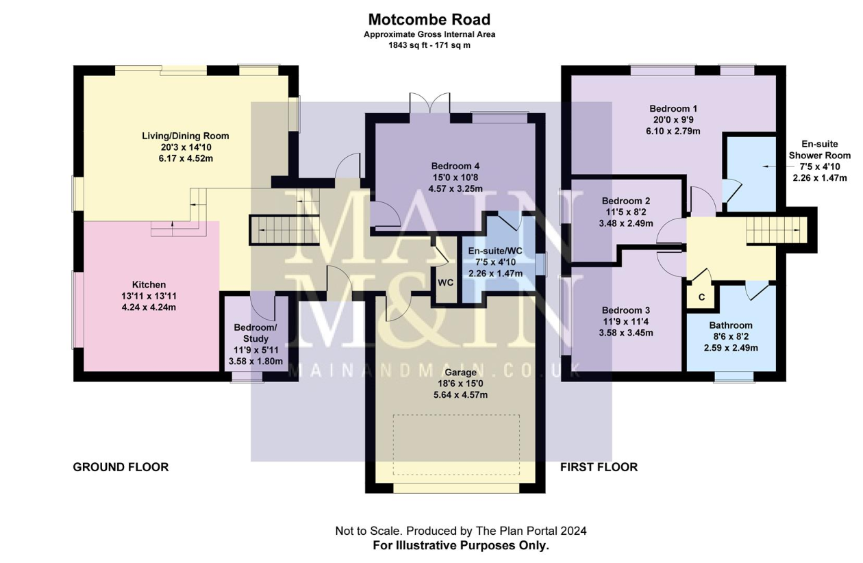 4 bedroom detached house for sale - floorplan