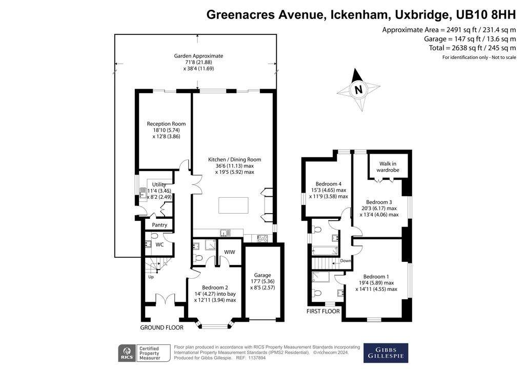 4 bedroom detached house for sale - floorplan